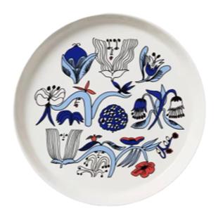 特价清仓芬兰arabia田园诗歌陶瓷盘19cm甜点盘菜盘家用盘