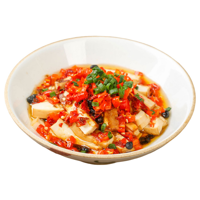 花石香干858g小炒干锅湖南老湘潭嫩豆腐香干特色小炒蒸菜批发整箱