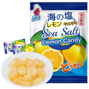 【自营】BigFoot大马碧富咸柠檬味糖果128g马来西亚进口盐糖零食