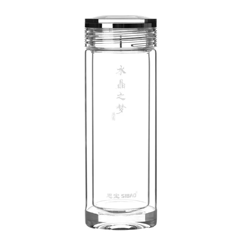 思宝高档双层玻璃杯礼盒装商务杯