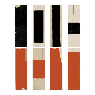 四六尺对开作品宣纸绢布黑拓红拓