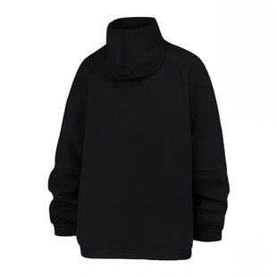 Nike耐克外套女装秋冬新款连帽衫针织休闲拼接运动夹克FB8339-010