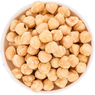 新货东北原味大榛子仁500g罐装熟榛子榛果孕妇坚果仁烘焙休闲零食