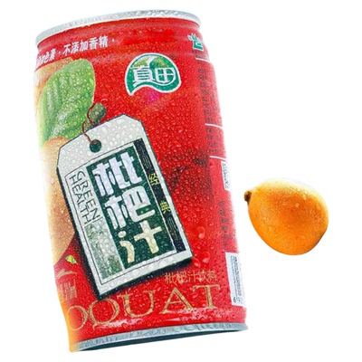 【日期2025-08-30】真田枇杷汁饮料310mlX6罐果汁量30%