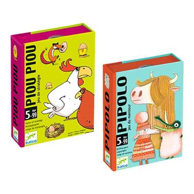 djeco3岁+桌游便携多人玩具