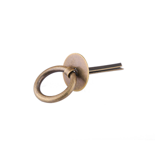 拉环明清家具铜配件中式仿古柜子吊环抽屉圆环柜子门明装单孔拉手