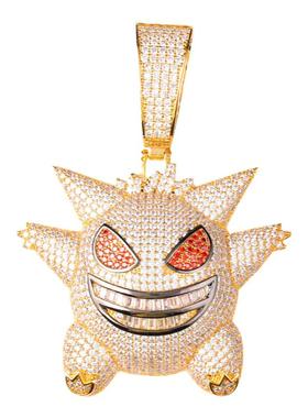 欧美ins项链耿鬼幽灵吊坠