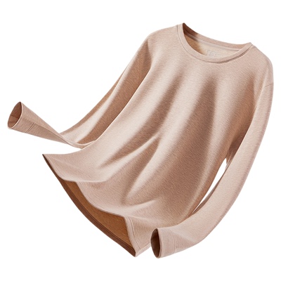 雅鹿秋冬新款保暖羊绒蚕丝套装