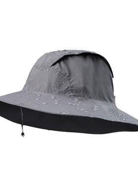骆驼登山防泼水渔夫帽防晒帽夏季UPF50+防紫外线户外徒步遮阳帽子