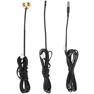 温控器探头带插头防水空气磁性头高精度测温感温线感应器水滴探头