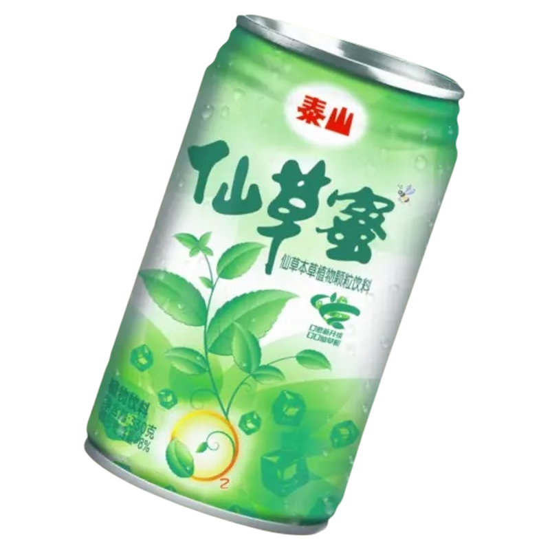 【泰山仙草蜜】330g*6罐闽南风味清凉解渴福建特产烧仙草颗粒饮料
