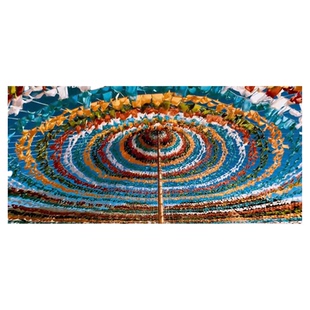 五色经幡经幡批量发横挂经幡藏式经幡彩色经幡风马旗幡挂