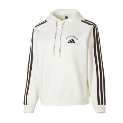 阿迪达斯女款加绒保暖卫衣