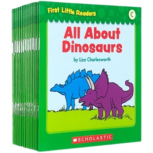 学乐小读者英语分级启蒙教材 First Little Readers ABCDEFGH 英文原版 Scholastic儿童亲子阅读3-5-6-7-8岁分级读物绘本有音频