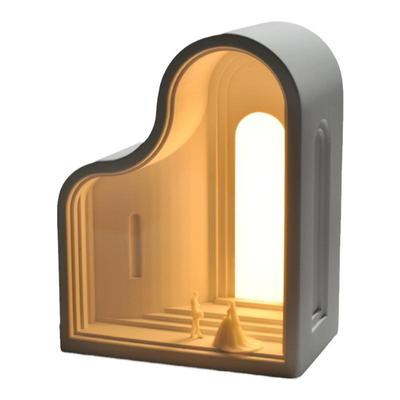 原创教堂香薰氛围小夜灯蓝牙音响卧室摆件送女生新人节日结婚礼物