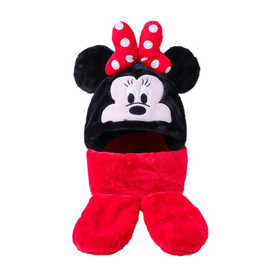 迪士尼正版授权儿童保暖围巾手套