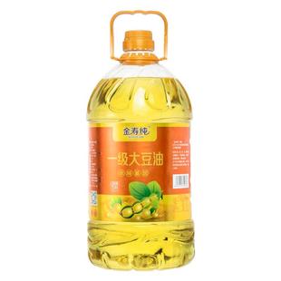 东北特产非转基因一级纯大豆油5升大桶精炼家用食用油豆油植物油L