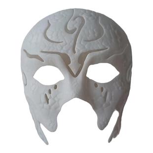 古装影视同款复古汉服甲胄盔甲土匪半脸镂空面具金银色白色