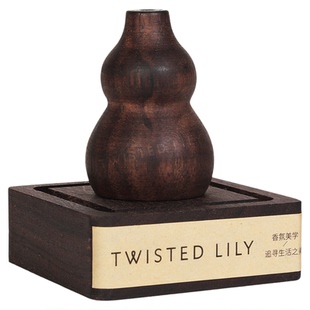 twisted lily磁吸葫芦扩香木香薰精油家用室内持久扩香器车载摆件