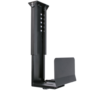 电脑主机托架金属机箱吊架悬挂式电脑底座托架散热收纳托盘置物架