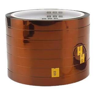 ESD防静电金手指高温胶带 维修固定隔热手机锂电池电路板保护茶色PI膜聚酰亚胺耐高温耐热绝缘胶带