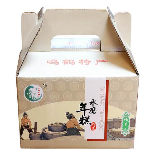 宁波年糕鸣鹤古镇水磨年糕礼盒装2.4Kg 正宗传统农家特产手工年糕
