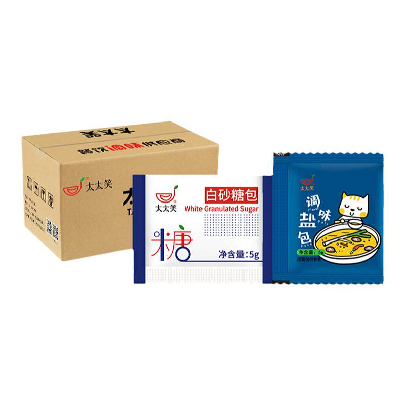 太太笑小包装白砂糖调味盐组合
