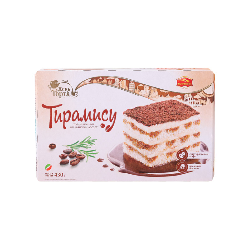 俄罗斯进口IZP巧克力味甜品传统糕点提拉米苏蛋糕早餐下午茶