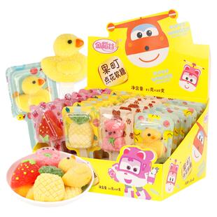 儿童棒棒糖软糖水果味糖零食果汁软糖儿童糖果混合装小朋友多口味