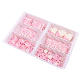 烘焙装饰配件蝴蝶结粉色我几岁啦紫色冰淇淋可食用巧克力蛋糕摆件