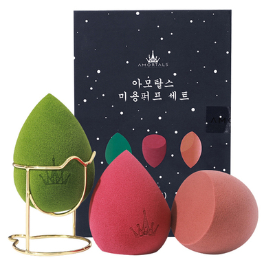 爱心造型Q弹柔软上妆服帖不卡粉