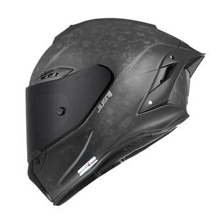 JUST1碳纤维全盔摩托车头盔男女通用全盔赛道盔3c认证安全头盔J1