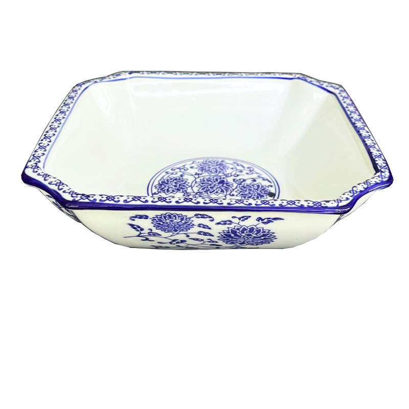 调料碗四方菜碗汤碗面碗青花瓷