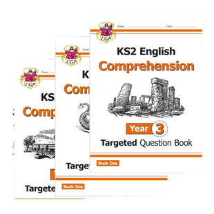 英国CGP原版 KS2 Targeted Practice & Question Book 英语十分钟周周练多组合 含答案 语法拼写阅读 10-11岁