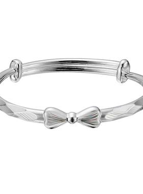 蝴蝶结银饰顺庆银楼银材质小众女