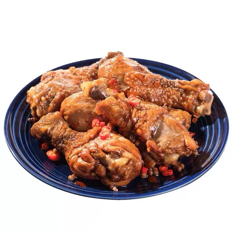德州牌扒鸡老汤五香鸡腿卤味熟食即食真空大鸡腿零食小吃休闲食品