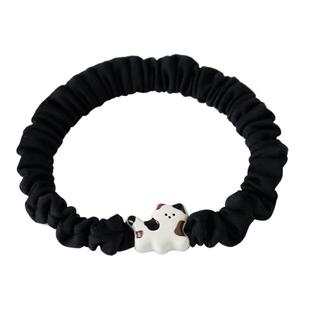 日韩可爱小橘猫小肠发圈头绳女简约扎头橡皮筋丸子头甜美马尾发绳