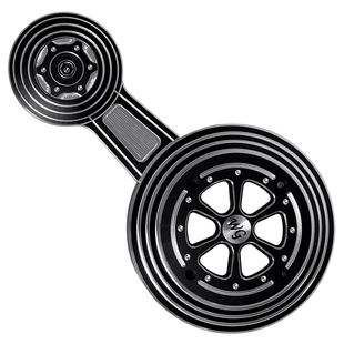 奔达灰石300金吉拉发动机边盖皮带大飞盖改装小飞装饰铝合金美观