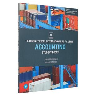 Pearson Edexcel International AS/A Level 培生爱德思 Alevel 考试 Accounting Student Book 1 会计学生用书 英文原版
