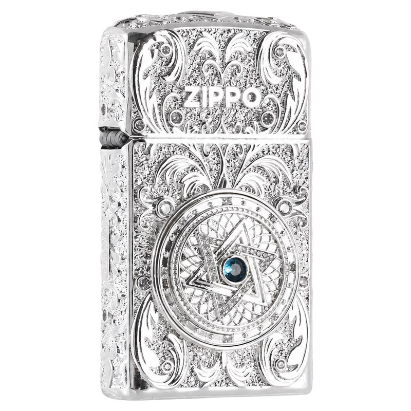 ZIPPO纤巧满钻唐草防风打火机