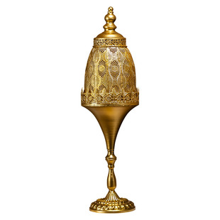 欧式复古铁艺烛台高级感蜡台摆件家用圣诞法式浪漫烛光晚餐蜡烛台