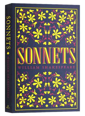 莎士比亚十四行诗 英文原版 Sonnets William Shakespeare 文学诗歌集154首 莎翁诗集 哈姆雷特仲夏夜之梦作者 全英文进口英语书籍