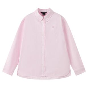 【100%棉】eland kids衣恋童装女童衬衫25秋新品刺绣上衣