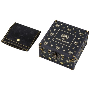 MONOLOGUE独白欧罗巴黄金鸢尾花绿松石戒指MR1140送女友新年礼物