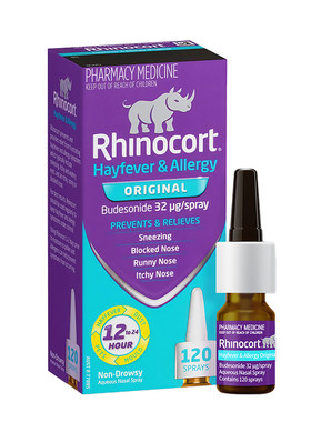 澳洲Rhinocort小犀牛过敏性鼻炎喷雾剂 流鼻涕鼻炎药【临期】
