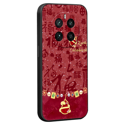 luckrider适用于realmegt5pro手机壳rmx3888保护套oppo高级感realmegt5pro荷花彩绘rmx3888新中式oppo江南风r