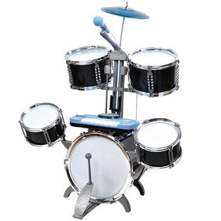 俏娃儿童架子鼓玩具打敲击乐器兴趣培养女孩三岁宝宝礼物初学者男