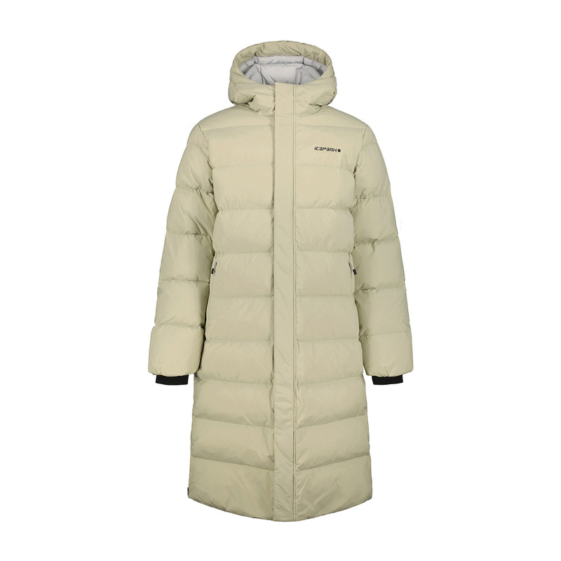 ICEPEAK艾斯匹克2025冬季新男女款90鹅绒羽绒服长款保暖大码宽松