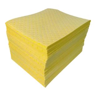 强酸碱液体吸收棉片危险品化学品吸附棉吸酸棉吸油棉工厂用吸液垫