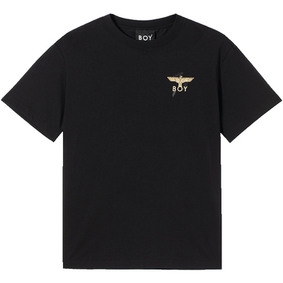 boylondon24短袖烫金老鹰T恤